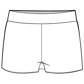 Short 7601 : Shorts : DAMA : Patrones Industriales de Moda
