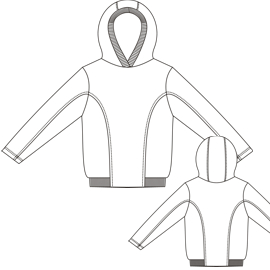 Fashion sewing patterns for BOYS Sweatshirt Jumper 00109