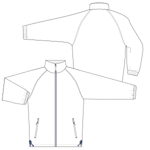 Fashion sewing patterns for MEN Jackets Sport Jacket 7326