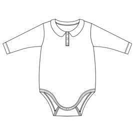 Moldes de confeccion para BEBES Bodies Body 0129
