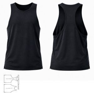 Moldes de confeccion para HOMBRES Musculosas Musculosa 10188