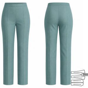 Moldes de confeccion para DAMAS Pantalones