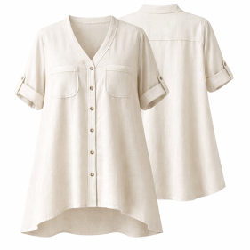 Moldes de confeccion para DAMAS Camisas Camisa 2818