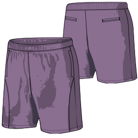 Moldes de confeccion para HOMBRES Shorts Short tenis 7653